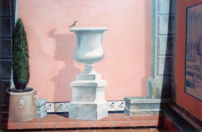 mural  by Claude Buckley section Patio Portugues