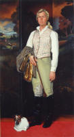 Oil portrait by Claude Buckley