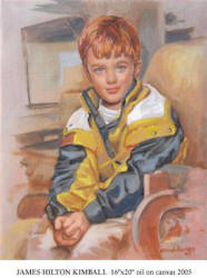 Oil portrait by Claude Buckley