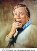 Oil portrait by Claude Buckley